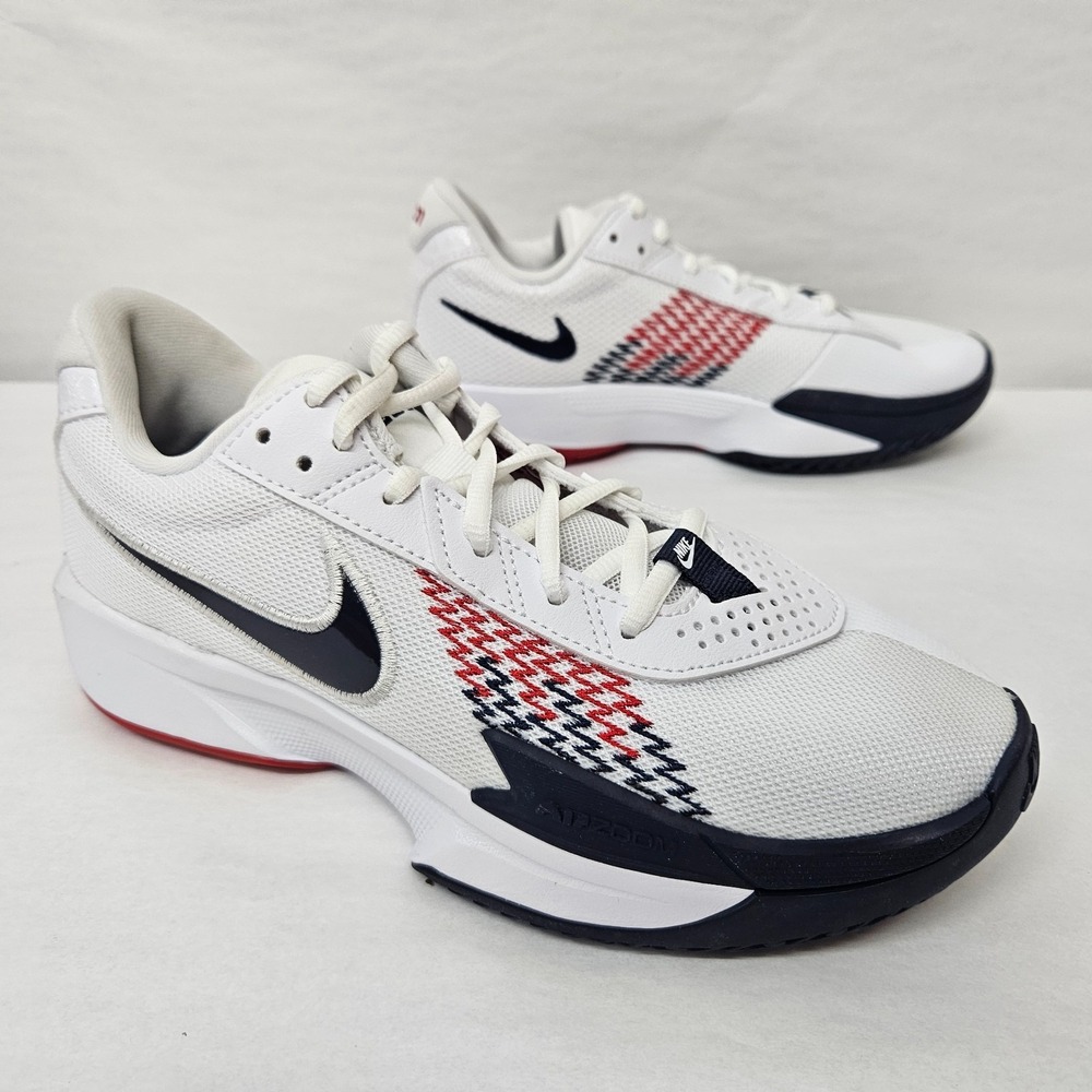 Nike Air Zoom GT Cut Academy Sneakers HM9424-100 White Obsidian Red Womens‎ 8.5